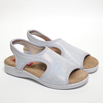 SANDALIA STRETCH CONFORT BLANCO