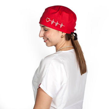 Gorro Sanitario - CARDIO ROJO