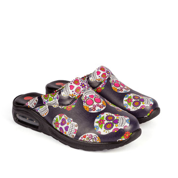 ZUECO CONFORT FLEXAIR - SKULLS AIR