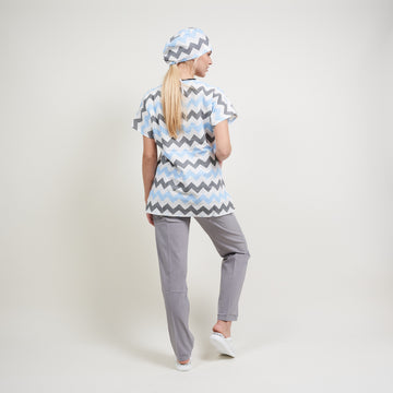 Conjunto Enfermería - Rayas